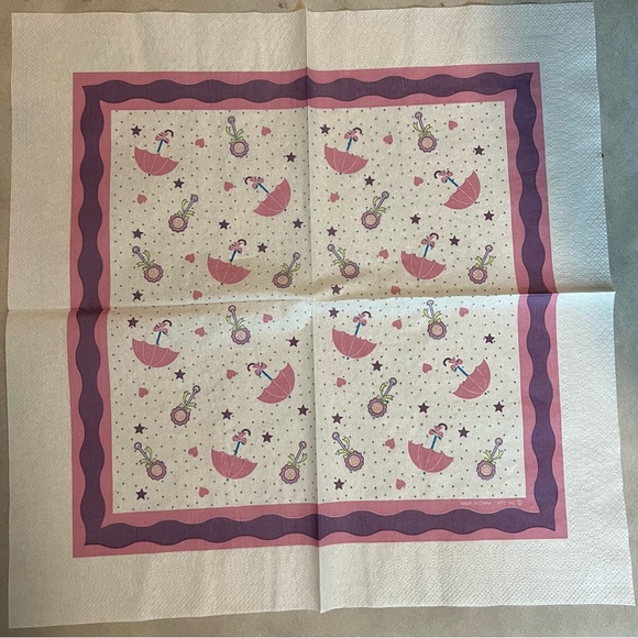 Rainbow Shower  Luncheon Napkins  13" x 13" 16 Count Party Supplies 2 Ply - Picture 4 of 4